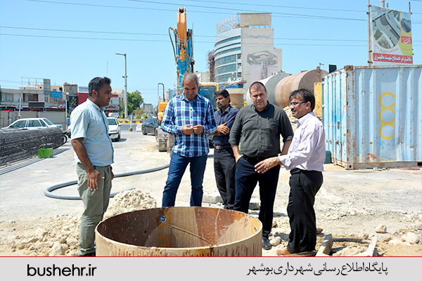 بازدید میدانی شهردار بندر بوشهر