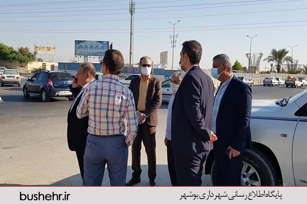بازدیدهای میدانی مهندس صالحیان شهردار بندر بوشهر به همراه معاونان و مدیران شهرداری از پروژه های در دست اجرا