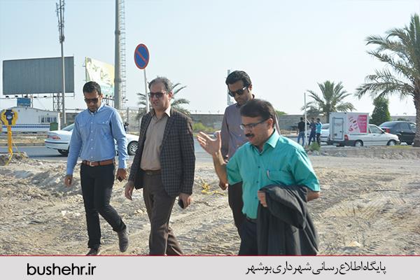 گزارش تصویری بازدید شهردار بندر بوشهر از روند اجرای پروژه ها
