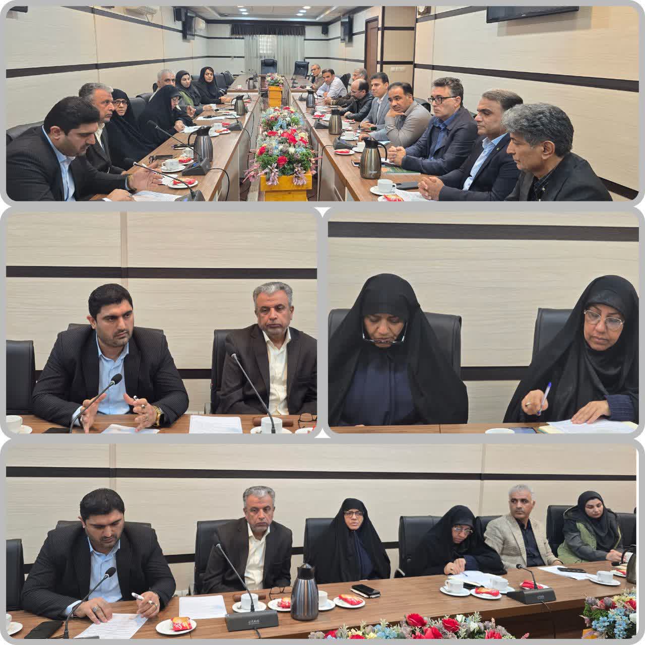 نشست اعضای کمیسیون عمران شورا و  معاون شهرسازی شهرداری   با هیات مدیره سازمان نظام مهندسی ساختمان استان بوشهر